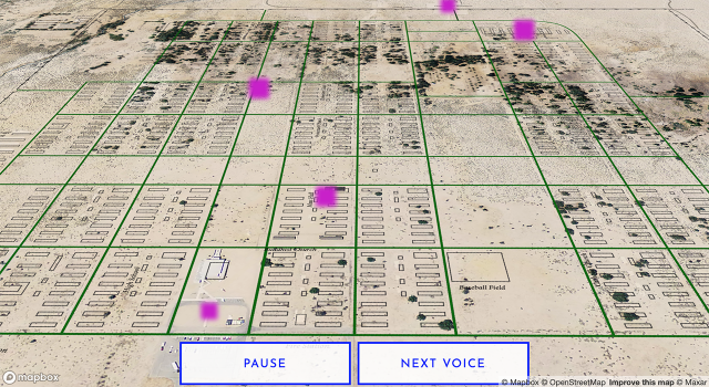 one square mile, 10,000 voices